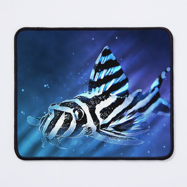 Vista previa del artículo con la obra «Zebra Pleco L046», diseñado y vendido por GFishy.