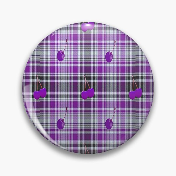Item preview, Buffalo Plaid Cherry Design,3, cherries , boho cherry cute design inspired by nature designed and sold by Adri Barnard.