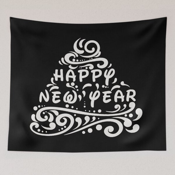 Item preview, Happy New Year Vintage Style designed and sold by Life Stuff.