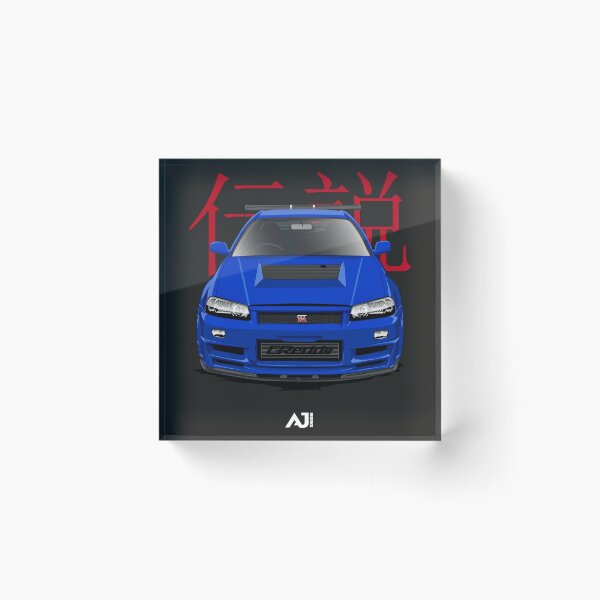 Item preview, Nissan Skyline GTR R34 Nismo Vspec Bayside Blue @aj_works1 designed and sold by AJ Works ..
