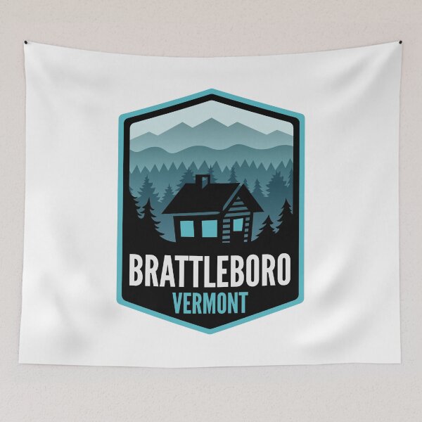 Item preview, Brattleboro Vermont Mountain Town Cabin designed and sold by HalpinDesign.