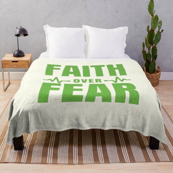 Item preview, Faith Over Fear - Holy Saying designed and sold by Delandor.