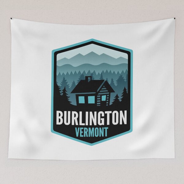 Item preview, Burlington Vermont Mountain Town Cabin designed and sold by HalpinDesign.