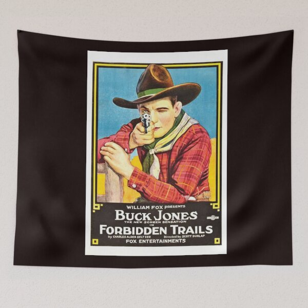 Item preview, Buck Jones Vintage Retro Movie Poster 1940 designed and sold by K1Store.