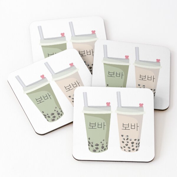 Item preview, aesthetic boba/bubble tea designed and sold by therosiegarden.