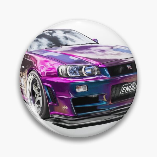 Artikelvorschau, Nissan Skyline GTR R34 Nismo Vspec Midnight Purple - Endgame @aj_works1 entworfen und verkauft von AJ Works ..