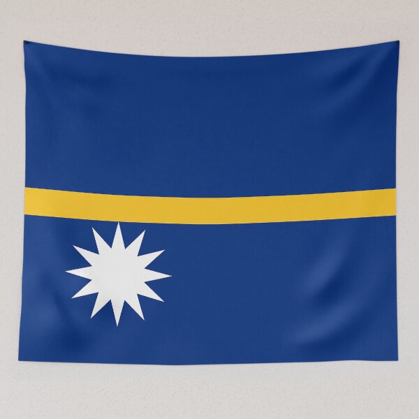 Item preview, Nauru Flag designed and sold by WorldFlagCo.