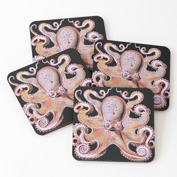 Item preview, Octopus Vulgaris Orange Pink designed and sold by GuyBlank.
