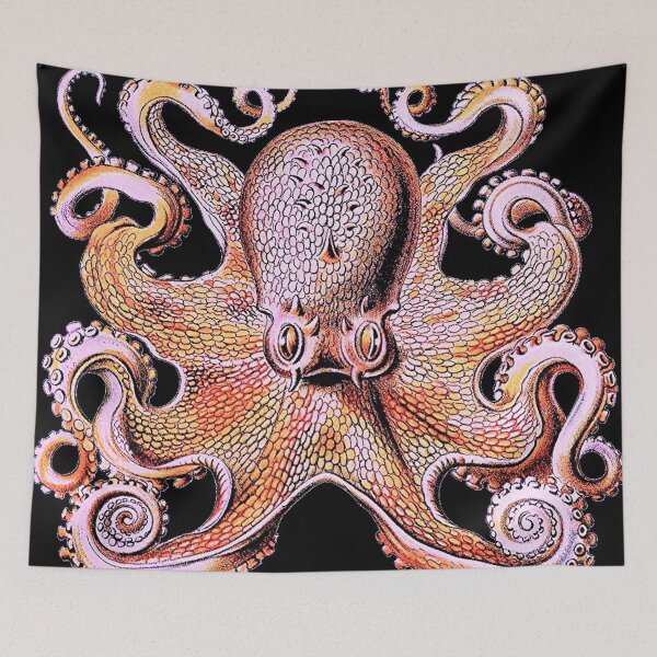 Item preview, Octopus Vulgaris Orange Pink designed and sold by GuyBlank.
