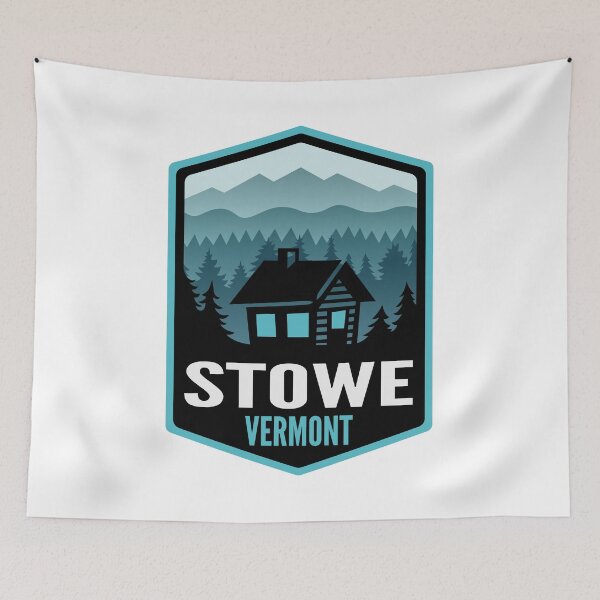 Item preview, Stowe Vermont Mountain Town Cabin designed and sold by HalpinDesign.