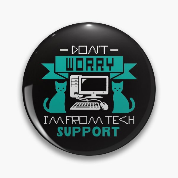 Item preview, Don't Worry I'm From Tech Support Computer designed and sold by verdecuddly.