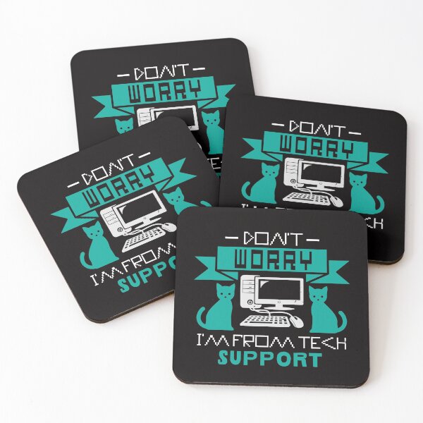 Item preview, Don't Worry I'm From Tech Support Computer designed and sold by verdecuddly.