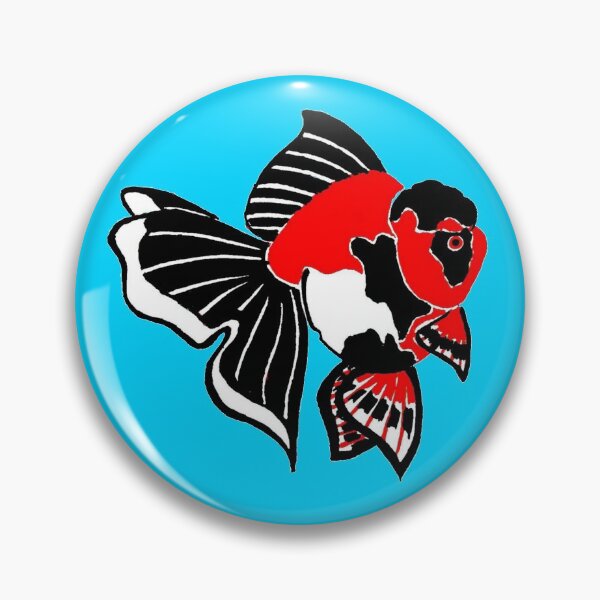 Aperçu de l'œuvre Oranda Tri Color Logo Poisson Rouge 8 créée et vendue par Nosnah.