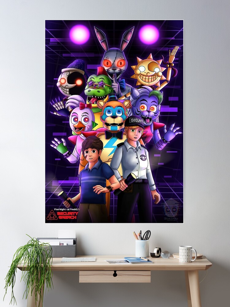 Fnaf Security Poster for Sale by helenwhiter