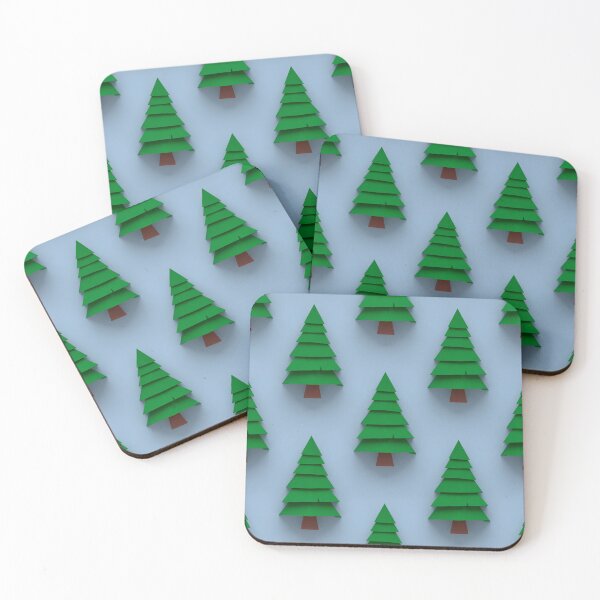 Item preview, Minimalistic Pine Tree Pattern designed and sold by XyzYzxZxyStudio.
