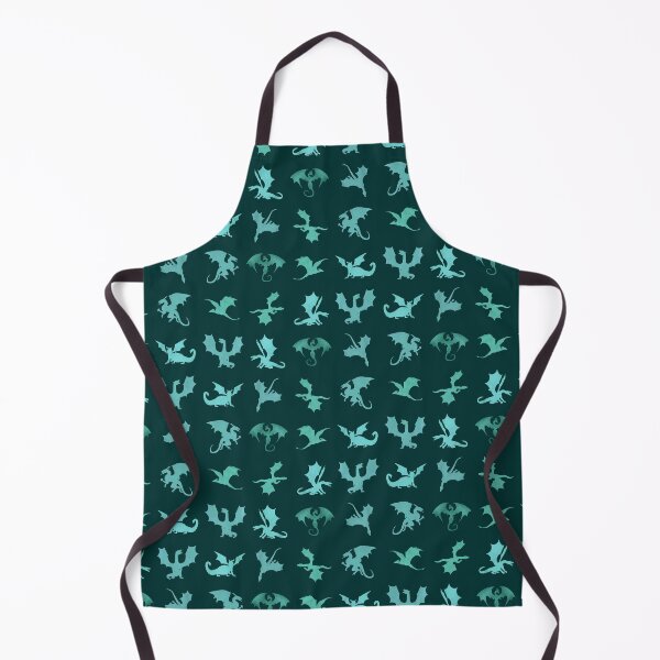 Item preview, Watercolor Blue and Green Fantasy Dragon Pattern  designed and sold by Zab Butler Design.