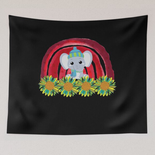 Item preview, Sunflower Elephant, Cute designed and sold by YARA TS.