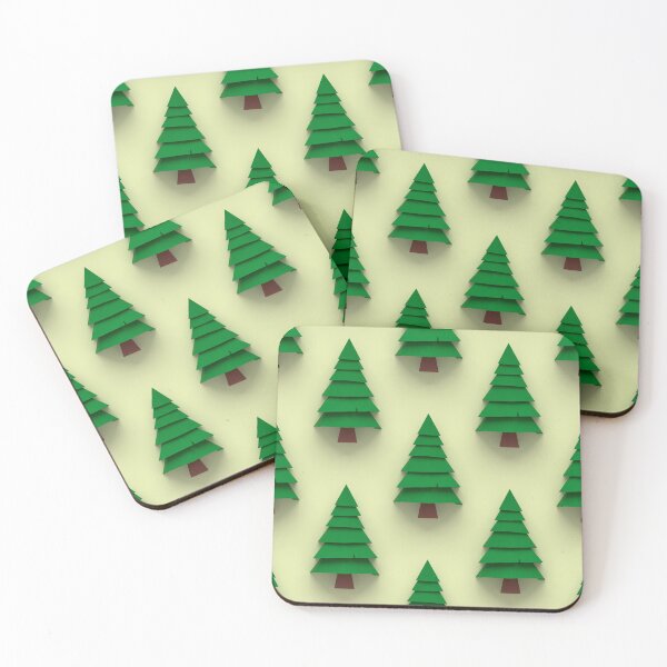 Item preview, Minimalistic Pine Tree Pattern designed and sold by XyzYzxZxyStudio.