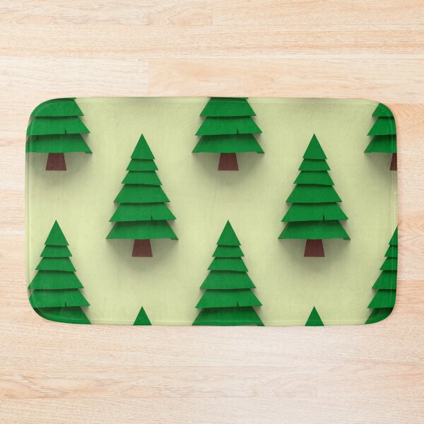 Item preview, Minimalistic Pine Tree Pattern designed and sold by XyzYzxZxyStudio.