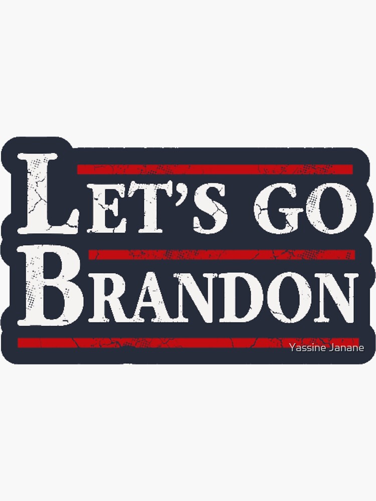 Lets Go Brandon #fjb Sticker – officialtrump2024store