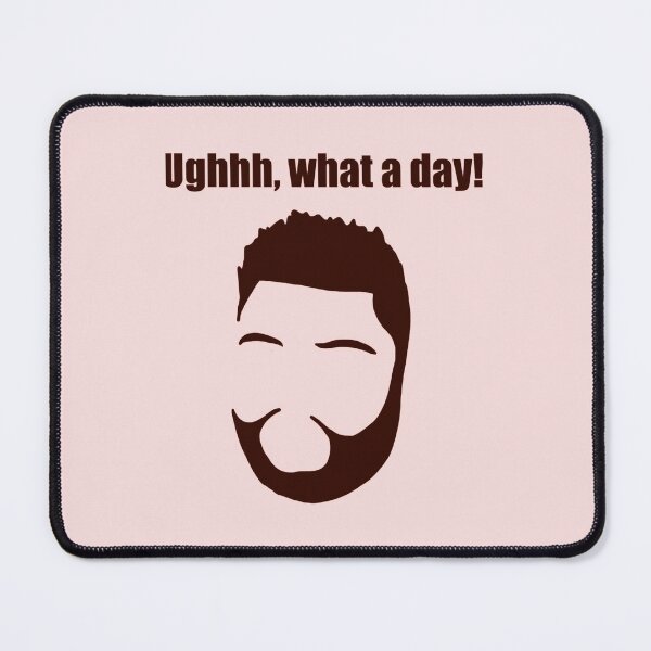 Item preview, Harvey Price Ughhh, What a day! quote designed and sold by SwoodlePrintsUK.