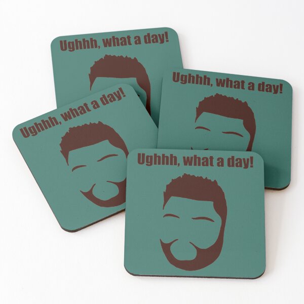 Item preview, Harvey Price Ughhh, What a day! quote   designed and sold by SwoodlePrintsUK.