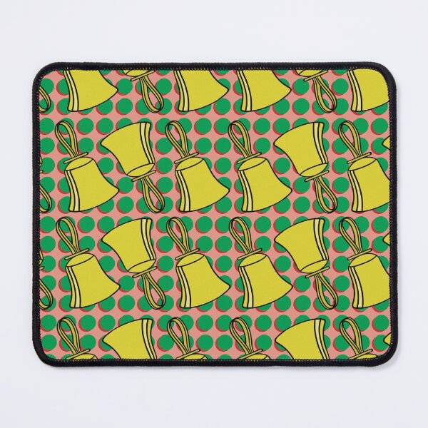 Item preview, Green Dots Red Background Handbell Pattern designed and sold by SubtleSplit.