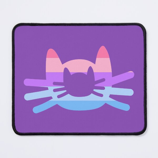 Item preview, Catgender Flag In Cat Head Silhouette designed and sold by Luan Huynh.