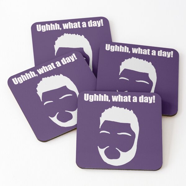 Item preview, Harvey Price Ughhh, What a day! quote designed and sold by SwoodlePrintsUK.