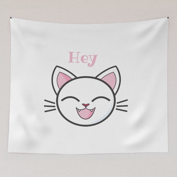 Item preview, Cat says Hey. designed and sold by MirartShop.