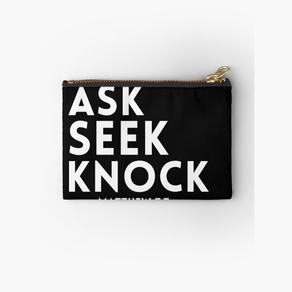 Item preview, Ask Seek Knock Matthew 7:7 designed and sold by KingsManKind.