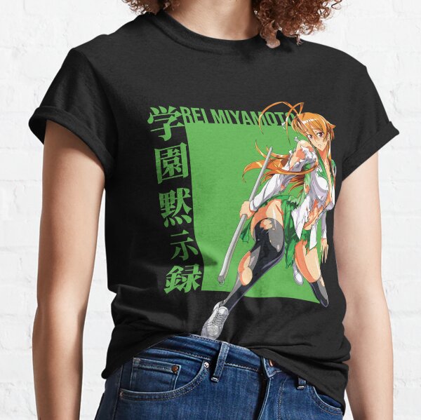 Camiseta Highschool of the Dead HOTD Anime Blusa Mangá