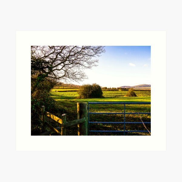 Cotswold Landscape Art Print