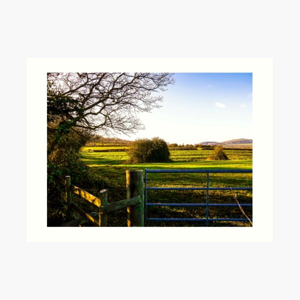 Cotswold Landscape Art Print