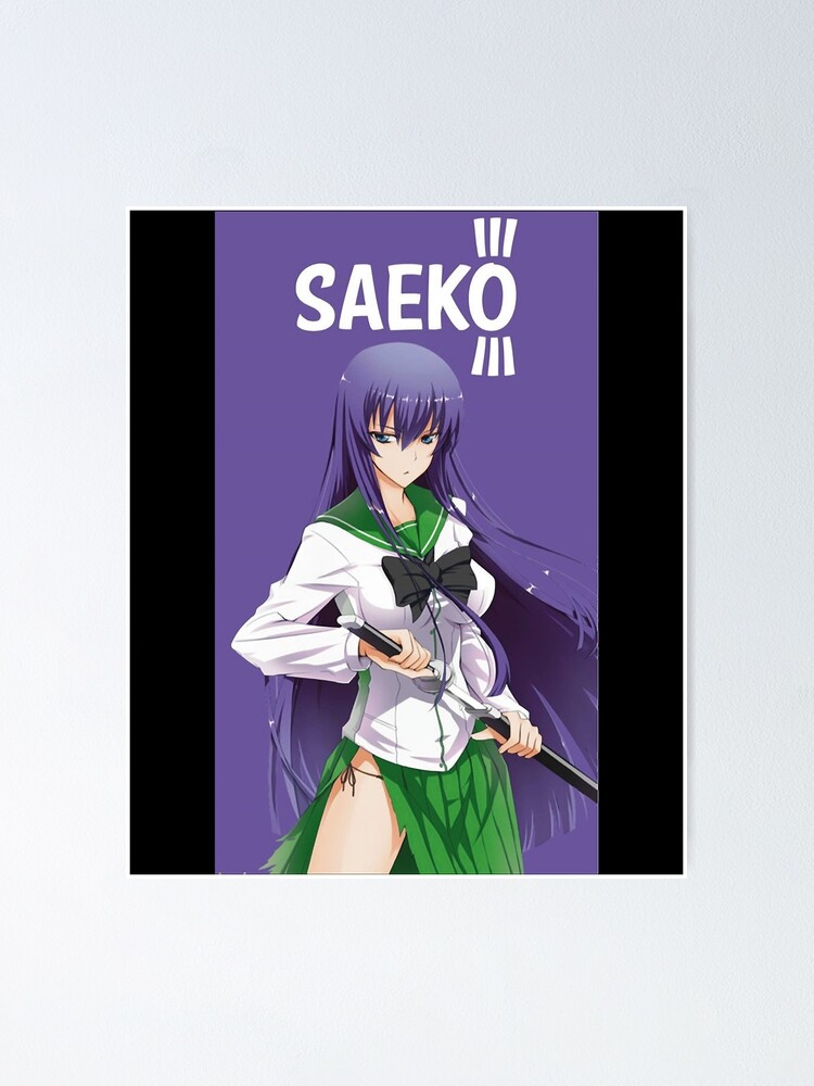 Music Retro Saeko Busujima - Highschool Of The Dead Gifts Music Fan Poster  for Sale by Savanahbrekke