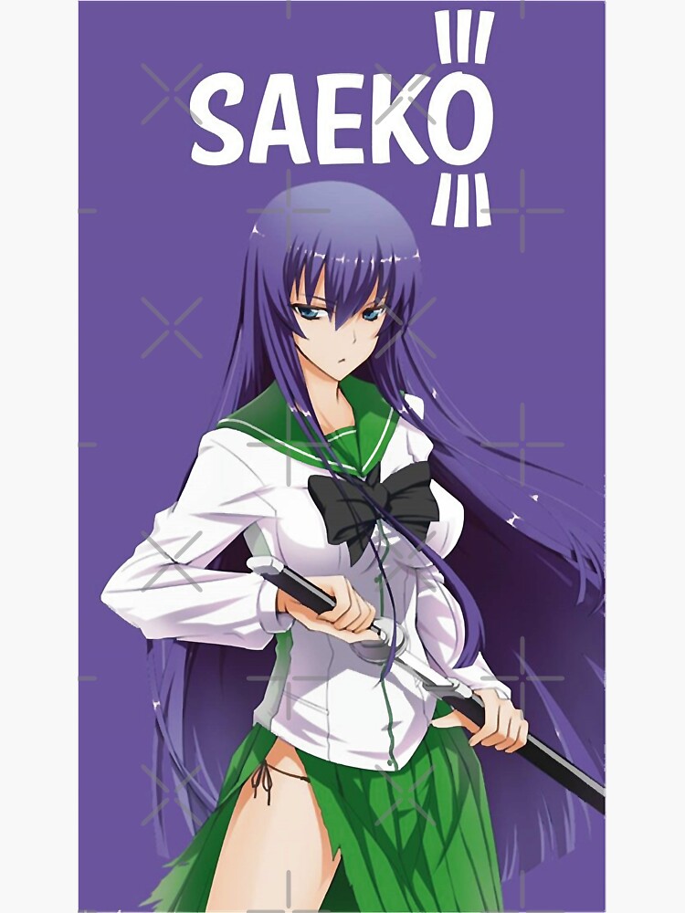 Music Retro Saeko Busujima - Highschool Of The Dead Gifts Music Fan Poster  for Sale by Savanahbrekke