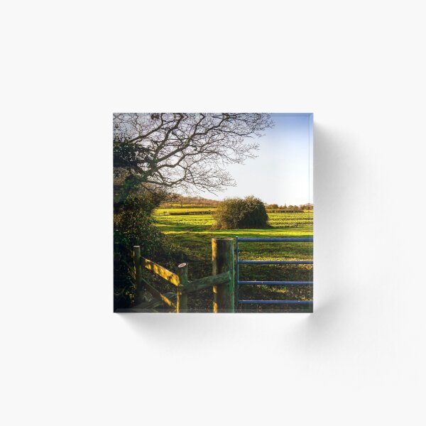 Cotswold Landscape Acrylic Block
