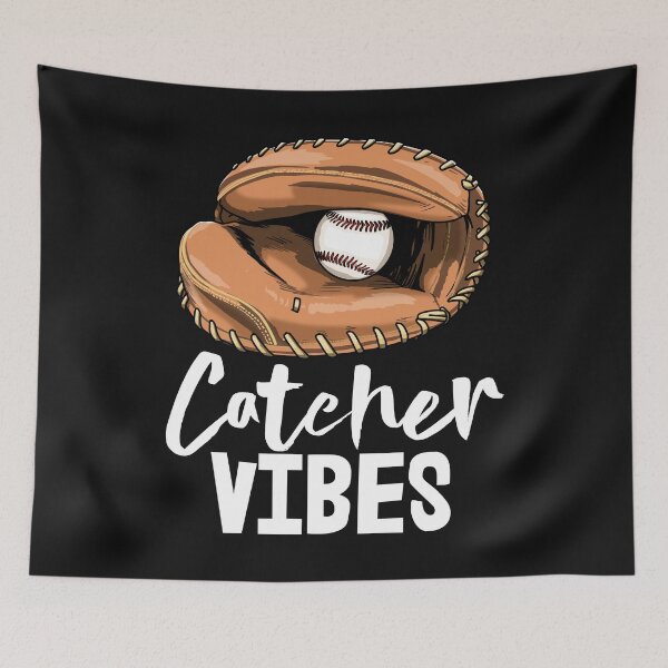 Item preview, Catcher Vibes Baseball designed and sold by Bendthetrend.