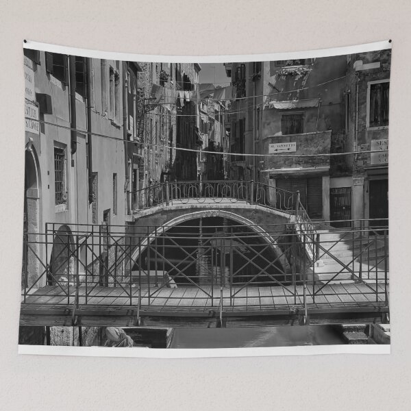 Item preview, Small Canal in Venice - Monochrome designed and sold by Violaman.