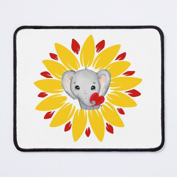 Item preview, Sunflower Elephant, Cute designed and sold by YARA TS.