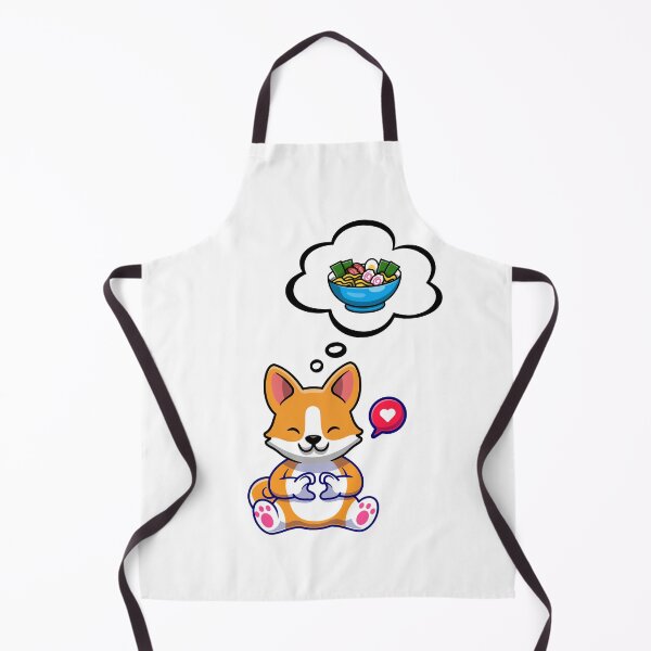 Item preview, Cute Corgi Dreaming About Ramen designed and sold by SparrowLag.