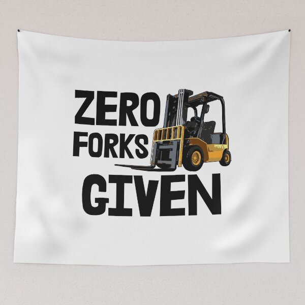 Item preview, Zero Forks Given Forklift Trucks designed and sold by Bendthetrend.