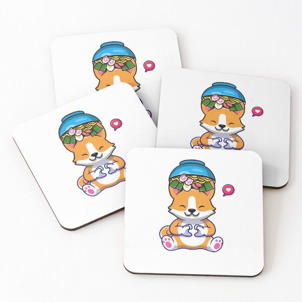 Item preview, Cute Corgi Loving Ramen Food designed and sold by SparrowLag.