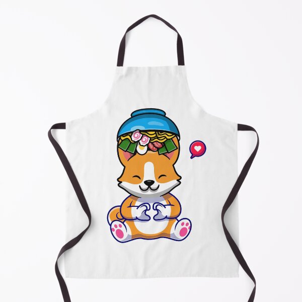 Item preview, Cute Corgi Loving Ramen Food designed and sold by SparrowLag.