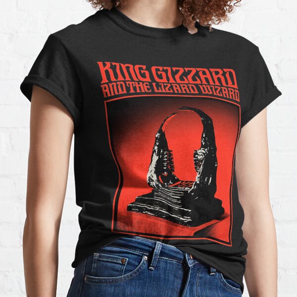 King Funny Gizzard The Lizard Gift Wizard Shirt Classic T-Shirt