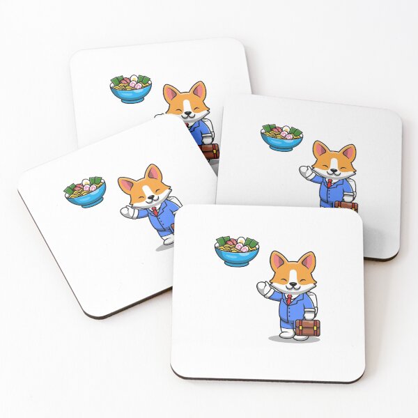 Item preview, Corgi Work For Eating RAMEN ! designed and sold by SparrowLag.