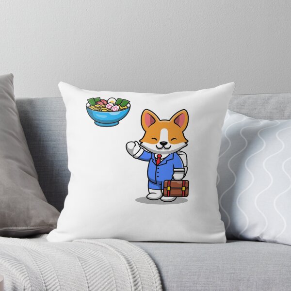 Item preview, Corgi Work For Eating RAMEN ! designed and sold by SparrowLag.