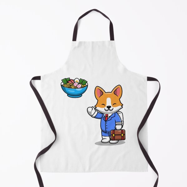 Item preview, Corgi Work For Eating RAMEN ! designed and sold by SparrowLag.
