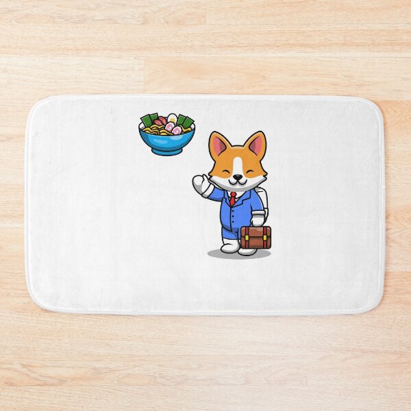 Item preview, Corgi Work For Eating RAMEN ! designed and sold by SparrowLag.