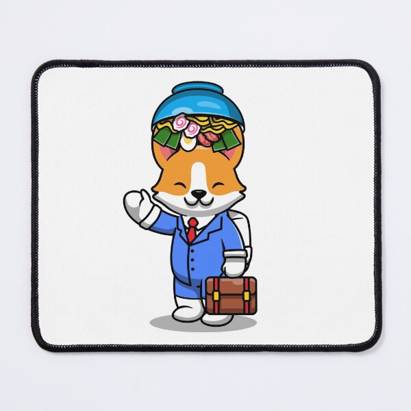 Item preview, Corgi Work Hard For Ramen Food designed and sold by SparrowLag.
